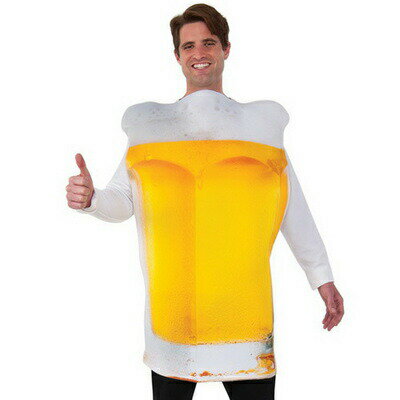 コスプレ 仮装 大人用 ビールジョッキコスチューム STD 【 コスプレ 衣装 ハロウィン 仮装 パーティーグッズ おもしろ コスチューム きぐるみ 面白コスチ...