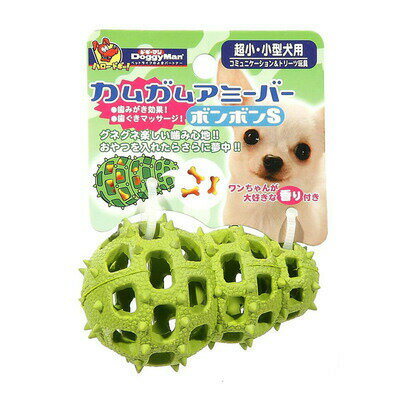 【取寄品】 ドギーマン カムガムアミーバー ボンボン S 【 グルーミング 犬用品 イヌ 玩具 お手入れ用品 オモチャ トリミング 遊具 ペットグッズ ペット用品 歯磨き用おもちゃ 】