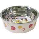 【取寄品】 ドギーマン ステンレス食器ごはんにゃわん 犬用 mini ピンク 【 餌やり用品 猫用品 犬用品 イヌ ペットグッズ ペット用品 ネコ 餌入れ 】
