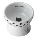 猫壱 ハッピー おやつ皿 水玉 【 ペット用品 猫 ペットグッズ 餌入れ 餌やり用品 ネコ 猫用品 食器 】