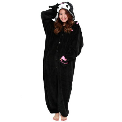 コスプレ 仮装 SAZAC(サザック) サンゴマイヤー着ぐるみ クロミ 【 大人用 男女兼用 男性用 パジャマ パーティーグッズ 余興 キャラクター 可愛い コ...