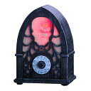 高さ約31cm ホラーラジオ 【 ハロウィン 演出用品 オブジェ 怖い 置き物 置物 雑貨 】