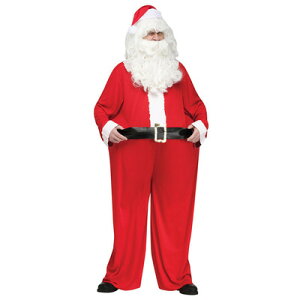 太ったサンタさん 大人用 【 コスプレ 衣装 サンタ 爆笑 サンタコスチューム 仮装 笑える 面白 クリスマス ウケる おもしろコスチューム メンズ 男性用 】