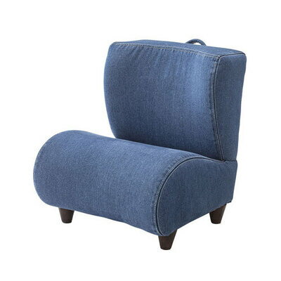 【取寄品】 ポータブルチェア NS-612BL 【 1人掛けソファ リクライニング チェアー 座椅子 おしゃれ リラックスチェア フロアチェア リビング家具 腰掛 インテリア雑貨 座イス 座いす 布地 】