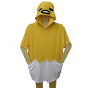 SAZAC(サザック) ぐでたま着ぐるみサマーTシャツ 男女兼用M~L 【 ファッション レディース 部屋着 パジャマ 着ぐるみ 大人用 シャツ サンリオ ルー...