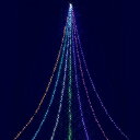 【取寄品】 5MニュースーパーマルチLEDドレープライト 【 防滴 電飾 クリスマスパーティー パーティーグッズ 電球 防水 雑貨 イルミネーションライト 装飾...