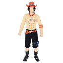 【取寄品】 コスプレ 仮装 ワンピース エースコスチュームセット メンズ S 【 アニメキャラ 余興 正規ライセンス品 大人用 ONE PIECE 衣装 キャラ...