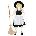 【取寄品】 コスプレ 仮装 霧雨魔理沙コスチュームセット レディース M 【 余興 パーティーグッズ 衣装 東方Project 大人用 女性用 キャラクター ア...
