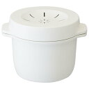 【取寄品】 電子レンジスチームご飯メーカー ホワイト 【 調理器具 キッチン用品 料理 クッキング 台所用品 キッチンツール 】