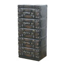 Trunk(トランク) チェスト5段 IW-877 【 引出し 棚 箪笥 タンス 収納家具 インテリア雑貨 おしゃれ たんす リビング家具 】