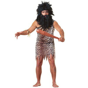 コスプレ 仮装 原始人(Caveman) 【 コスプレ 衣装 ハロウィン 仮装 コスチューム 余興 メンズ 男性用 古代人 大人用 パーティーグッズ 】