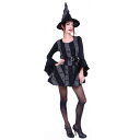 コスプレ 仮装 CLUB QUEEN Gothic Frill Witch(ゴシックフリルウィッチ) 【 コスプレ 衣装 ハロウィン 仮装 コスチューム 魔女 レディース 魔法使い パーティーグッズ 女性用 ゴシックウィッチ 余興 大人用 】