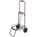 CAPTAIN STAG(キャプテンスタッグ) ツートンキャリー レッド×ブラウン UL-1038 【 キャンプ用品 キャリーカート アウトドア用品 台車 レジ...