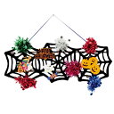 【取寄品】 ハロウィンスパイダーネット 【 デコレーション 雑貨 ウォールデコ インテリア 装飾品 蜘蛛 天井飾り クモ 壁掛け飾り 】