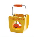 【取寄品】 ハロウィンパンプキン キャンディポット(パンプ) 【 雑貨 キャンディーポット バケツ 】