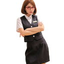 【取寄品】 コスプレ 仮装 ミストレスオフィス ネイビー 2L 【 パーティーグッズ 衣装 制服 OL 大人用 女性用 ハロウィン レディース コスチューム オ...