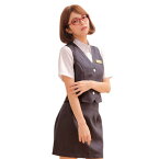 コスプレ 仮装 ミストレスオフィス グレー S 【 コスプレ 衣装 ハロウィン 仮装 レディース コスチューム 制服 オフィスレディ 女性用 大人用 OL 余興 パーティーグッズ 】