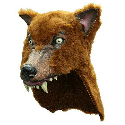 コスプレ 仮装 ブラウンウルフヘルメット 【 コスプレ 衣装 ハロウィン パーティーグッズ かぶりもの 動物 アニマル 変装グッズ ハロウィン 衣装 キャップ 怖い ホラー プチ仮装 ハット 帽子 】