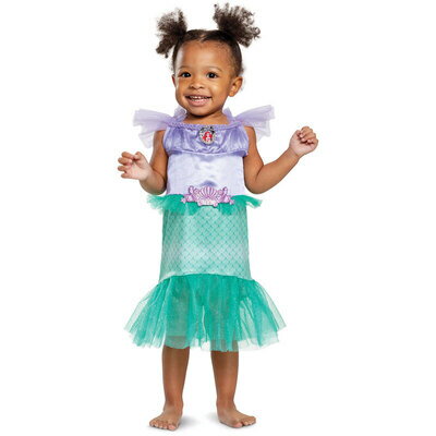 コスプレ 仮装 アリエル ベビー用 Inf (6-12 mths) 【 コスプレ 衣装 ハロウィン 仮装 コスチューム 服 キッズ 子供 アニメ ディズニープリンセス グッズ 赤ちゃん メイド ベビー用品 人魚姫 正規ライセンス品 子ども用 公式 こども用 子供用 パーティーグッズ 】のサムネイル