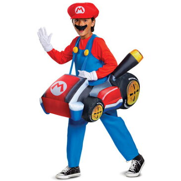 【あす楽12時まで】 コスプレ 仮装 マリオ ゴーカート インフレータブル 子供用 【 コスプレ 衣装 ハロウィン 仮装 パーティーグッズ おもしろ コスチューム 子供 アニメ キッズ 着ぐるみ スーパーマリオ 爆笑 子ども用 笑える マリオブラザーズ ゲームキャラ 】