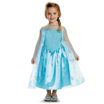 コスプレ 仮装 エルサ クラシック 子供用 Tod S(2T) 【 コスプレ 衣装 ハロウィン 仮装 コスチューム 子供 アニメ キッズ ディズニープリンセス グッズ アナと雪の女王 子ども用 パーティーグッズ 女の子 こども Frozen 正規ライセンス品 アナ雪 公式 】のサムネイル