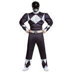 コスプレ 仮装 ブラックレンジャー マッスル クラシック 大人用 XXL(50-52) 大きいサイズ 【 コスプレ 衣装 ハロウィン 仮装 コスチューム 大きいサイズ メンズ パワーレンジャー 正規ライセンス品 男性用 余興 パーティーグッズ 公式 映画キャラクター 】