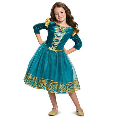 コスプレ 仮装 メリダ クラシック 子供用 S(4-6x) 【 コスプレ 衣装 ハロウィン 仮装 コスチューム 子供 アニメ キッズ ディズニープリンセス グッズ 子ども用 パーティーグッズ 正規ライセンス品 女の子 公式 こども 】のサムネイル