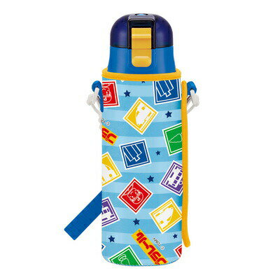 【取寄品】 ダイレクトステンレスボトル ボトルカバー付 470mL プラレール 【 子供用 キッチン用品 台所用品 子ども用 水筒 】