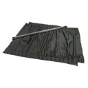 YAC(ヤック) サイドカーテン ストレッチワイド2 ブラック L 【 内装用品 カー用品 カーアクセサリー 車載グッズ 】