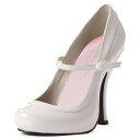 コスプレ 仮装 ベビードール・メリージェーンストラップシューズ ホワイト 25cm 【 コスプレ 衣装 ハロウィン パーティー 靴 ハイヒール パンプス ストラップ パーティーグッズ プチ仮装 ヒールパンプス 変装グッズ ハロウィン 衣装 】