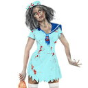 コスプレ 仮装 ゾンビセーラー 大人用 S 【 コスプレ 衣装 ハロウィン 仮装 コスチューム グロテスク スプラッター レディース 怖い 余興 女性用 ホラー...