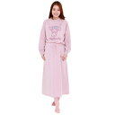 【取寄品】 SAZAC(サザック) マイメロディ裏起毛スカートセットアップ ダスティピンク レディスS〜M 【 上下セット 女性用 サンリオ レディース ルーム...