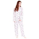 【取寄品】 SAZAC(サザック) シナモンがいっぱいマイクロファーフリースシャツパジャマ ピンク レディスM 【 女性用 ファッション サンリオ 部屋着 キャ...