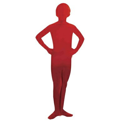 コスプレ 仮装 全身タイツ レッド 子供用M 【 大人用 おもしろ着ぐるみ ハロウィン 面白コスチューム パーティーグッズ 面白い メンズ 余興 男性用 笑える...