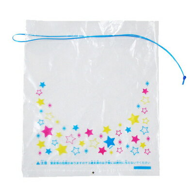 [100点セット] 金魚袋(SS) 星柄 色指定不可 【 すくい用品 夏祭り お祭り 子ども会 縁日 景品 イベント用品 屋台 イベントグッズ 金魚すくい 】