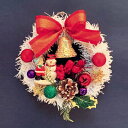 【取寄品】 20cm オリジナルホワイトリース(ミニミニ) WX-387 【 クリスマス飾り クリスマスパーティー デコレーション クリスマスリース 雑貨 装飾...