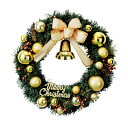 【取寄品】 50cm オリジナルボールリース(大) WX-400 【 雑貨 大きい クリスマス飾り 装飾 ドア飾り クリスマスパーティー ショップ クリスマスリ...