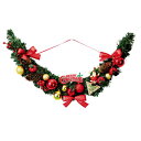 【取寄品】 55cmDXスワッグ(中) 【 ドア飾り 雑貨 店舗 装飾 クリスマスリース パーティーグッズ クリスマス飾り 大きい クリスマスパーティー 壁飾り...