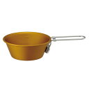 【取寄品】 折り畳みハンドル付シェラカップ 300mL イエロー 【 キャンプ用品 BBQ 食器 アウトドア用品 バーベキュー用品 レジャー用品 テーブルウェア...
