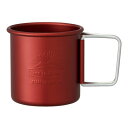 【取寄品】 折り畳みハンドル付マグカップ 320mL レッド 【 アウトドア用品 テーブルウェア BBQ コップ 食器 バーベキュー用品 レジャー用品 キャンプ...