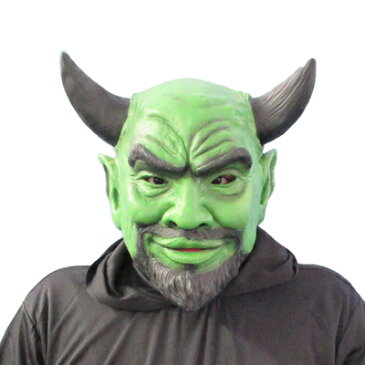 【あす楽12時まで】 コスプレ 仮装 Uniton 緑鬼マスク MidoriOni Mask 【 コスプレ 衣装 ハロウィン パーティーグッズ おもしろ 節分 鬼 お面 おもしろマスク おに 変装グッズ 面白マスク ハロウィン 衣装 かぶりもの オニ プチ仮装 】