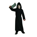 コスプレ 仮装 ホラーローブ 子供用 S 【 コスプレ 衣装 ハロウィン 仮装 コスチューム 子供 ローブ キッズ こども パーティーグッズ 死神 ゴースト リーパー 子ども用 怖い 】(3)