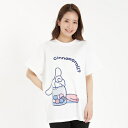 SAZAC(サザック) かくれんぼシナモンTシャツ ホワイト レディスM〜L 【 ルームウェア パジャマ 寝巻き ファッション キャラクター 寝間着 レディース...
