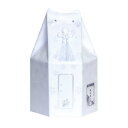 【取寄品】 ペット仏具 omoide no akashi / おもいでのあかし 六角袋(サクラ柄) ホワイト 4寸用 【 思い出 ペット用仏具 ペットグッズ 葬祭用品 骨壺 ペット供養 ペット用品 遺骨入れ 】
