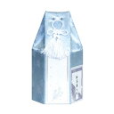 ペット仏具 omoide no akashi / おもいでのあかし 六角袋(サクラ柄) ブルー 2寸用 【 ペット用仏具 ペット用品 ペット供養 骨壺 思い出 ...