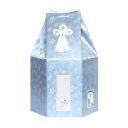【取寄品】 ペット仏具 omoide no akashi / おもいでのあかし 六角袋(サクラ柄) ブルー 6寸用 【 ペットグッズ 遺骨入れ ペット用仏具 葬...