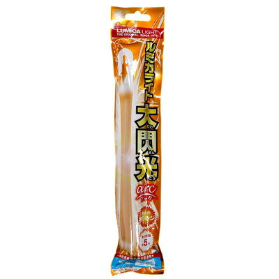 【取寄品】 [8点セット] ルミカライト 大閃光 arc オレンジ 【 光る オタ芸 パーティーグッズ サイリウム パーティー用品 ライブ スティックライト イベント用品 コンサート 発光スティック フェス ペンライト 】