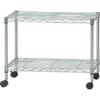 [2点セット] メタルTVラック2段 MTV-2CR 【 フリーラック メタルラック リビング家具 システムラック 収納ラック 多目的ラック 収納棚 スチールラック 収納家具 おしゃれ オープンシェルフ インテリア雑貨 】