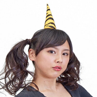 コスプレ 仮装 [5点セット] 鬼の角 1本角タイプ 【 パーティーグッズ ツノ ヘアアクセサリー ヘアバンド おに オニ 節分 変装グッズ ハロウィン 衣装 プチ仮装 】