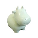 【取寄品】 陶器貯金箱 ウシ ライトグリーン 【 ギフト プレゼント バンク 】